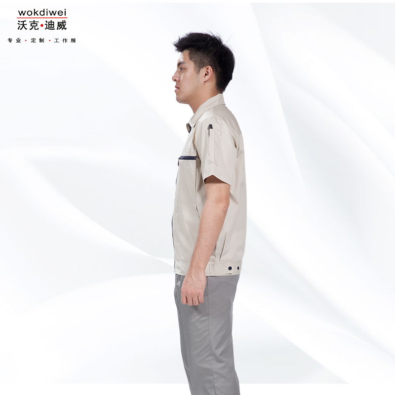 夏裝短袖工作服批發(fā)廠(chǎng)家1309-8