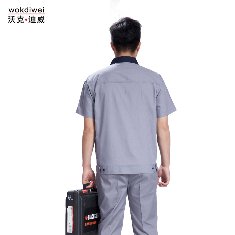 工廠(chǎng)夏季工作服款式圖片1314-6