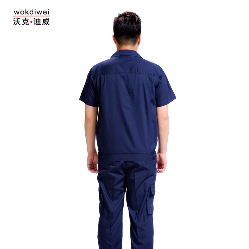 夏季短袖工裝工作服批發(fā)廠(chǎng)家1621-1