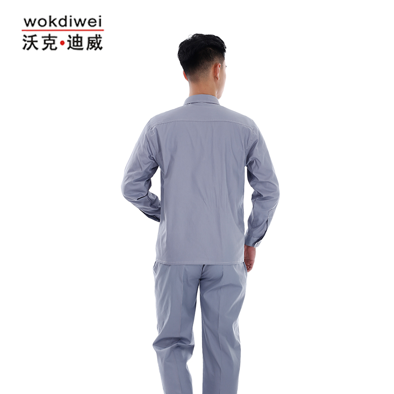 夏季長(cháng)袖全棉工作服批發(fā)廠(chǎng)家0531