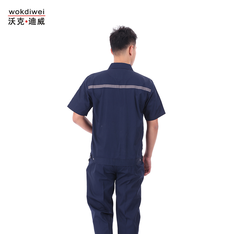 現貨全棉夏季工作服批發(fā)廠(chǎng)家0532