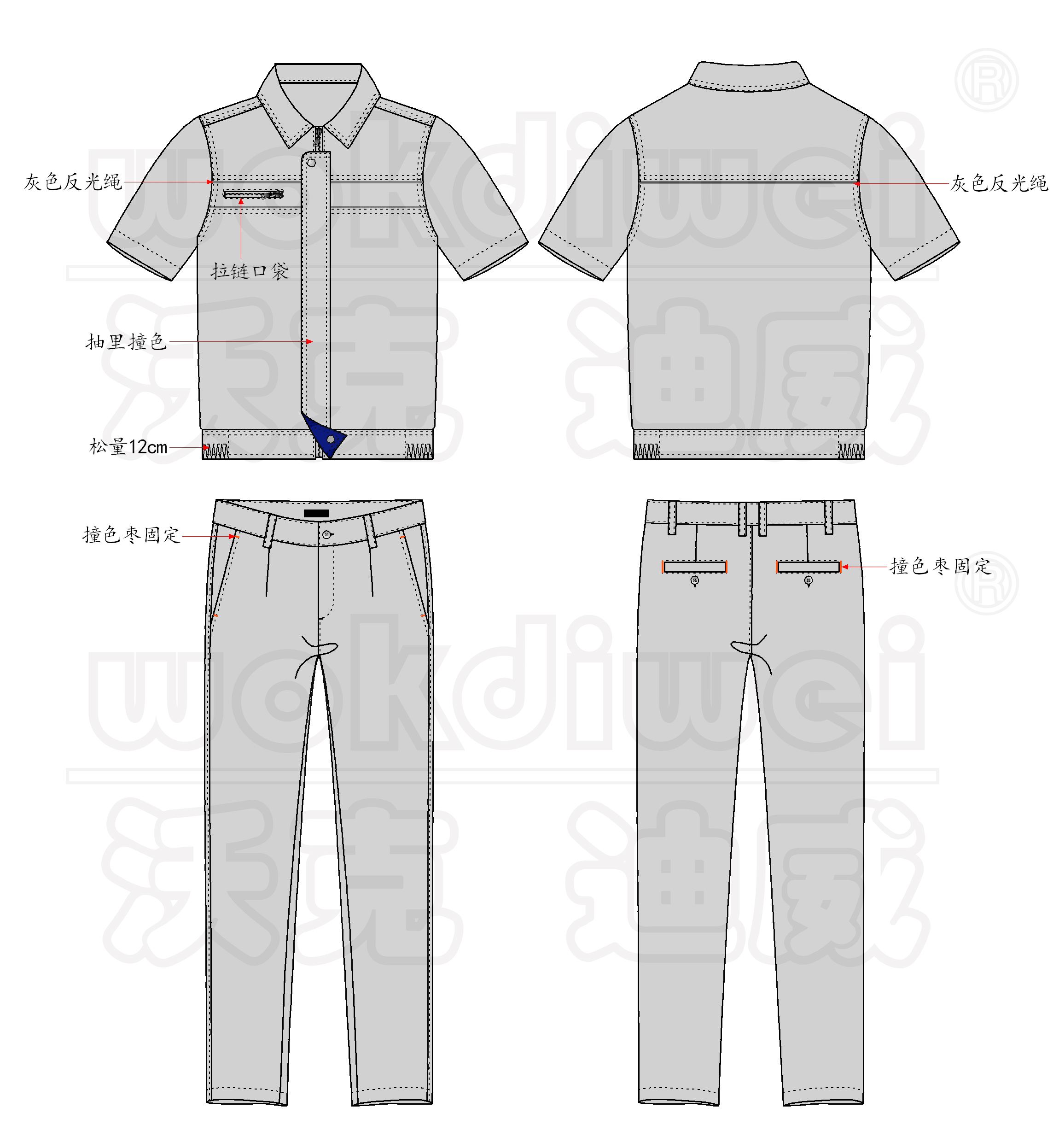 沃克迪威防靜電工作服